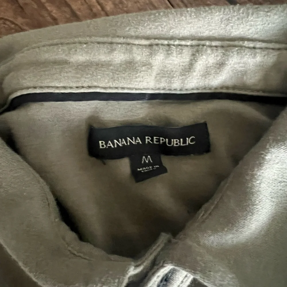Men's Beige Polo Shirt banana Republic M